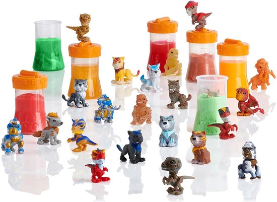 Mad Lab: Untamed - Verzamelbox - 34 stuks - Traktatie box - Dino speeltjes - kinder feest - Merkloos