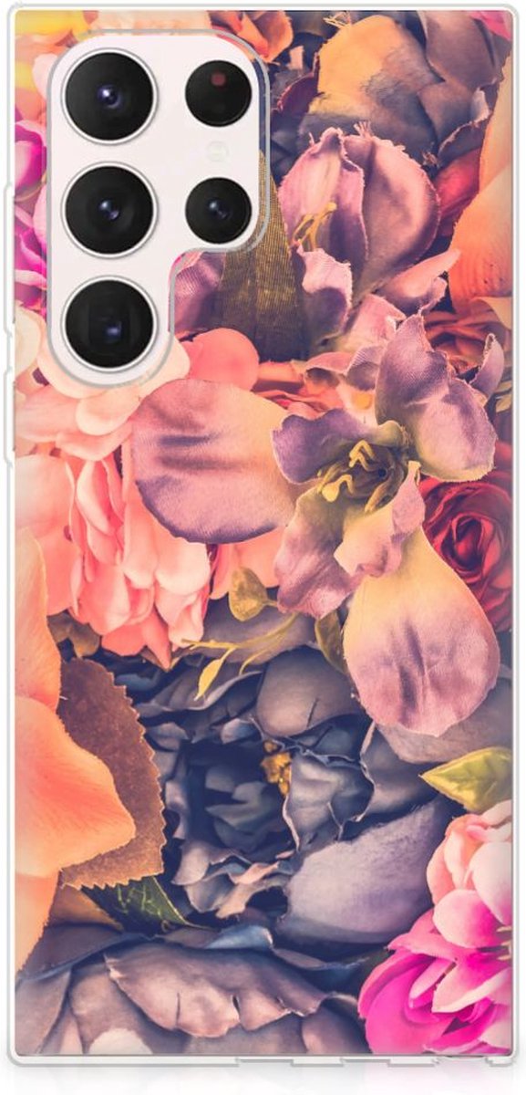 Samsung Galaxy S23 Ultra TPU Case Bosje Bloemen