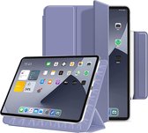 Mobiq - Magnetische Folio Case geschikt voor iPad Air (2022 / 2020) - paars