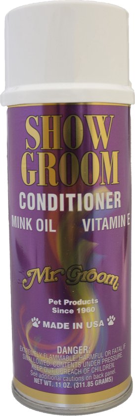 Mr Groom Show Groom Glansspray Met Mink Olie