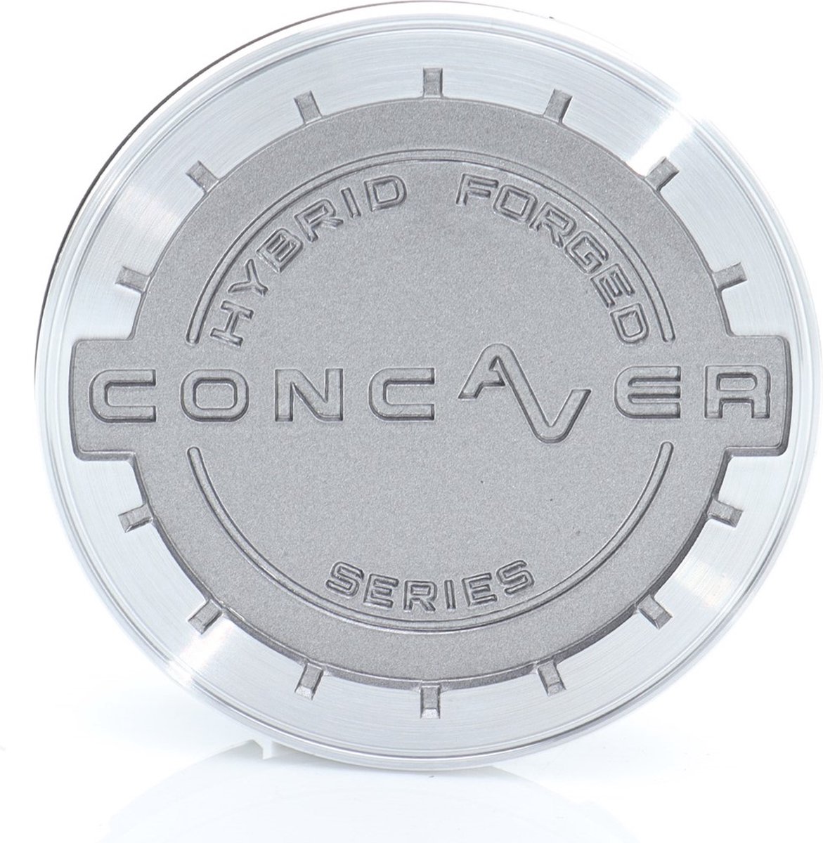 Center cap Concaver wheels CVR brushed titanium