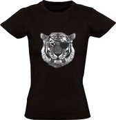 Tijger met ooglap Dames T-shirt | dier | piraat | animal | dieren