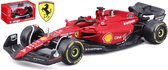 Ferrari F1-75 #16 Charles Leclerc 2022 (Formule 1) (10 cm) 1/43 Bburago [Modelauto - Miniatuurauto - Schaalmodel]