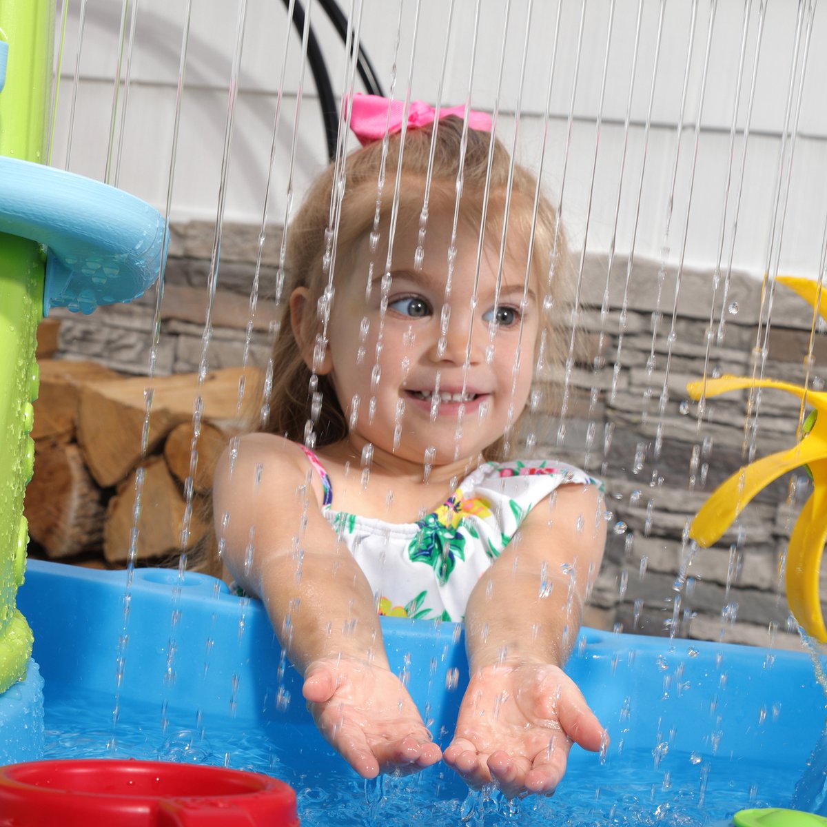 Step2 Double Showers Splash Watertafel - Incl. 11-delige accessoireset - - Waterspeelgoed voor kind - Activiteitentafel met water voor de tuin / buiten — afbeelding 15