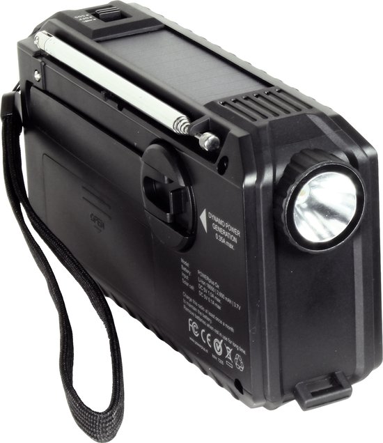 POWERplus Wolf Dynamo Zaklamp Radio