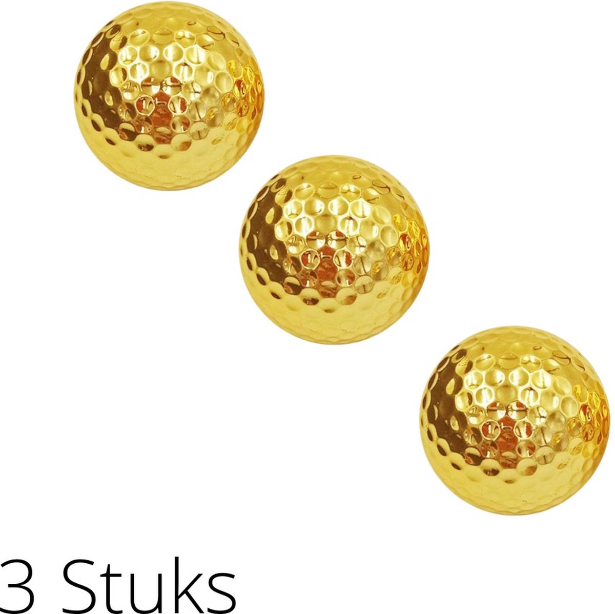 Golfbal - Goud - Geschenk - Luxe Golfballen - Golfballen