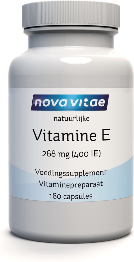 Nova Vitae - Vitamine E - 400 IE - 180 Capsules