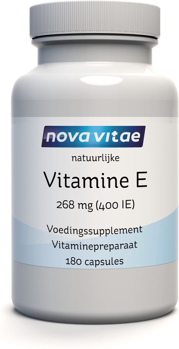 Goedkoopste Nova Vitae - Vitamine E - 400 IE - 180 Capsules