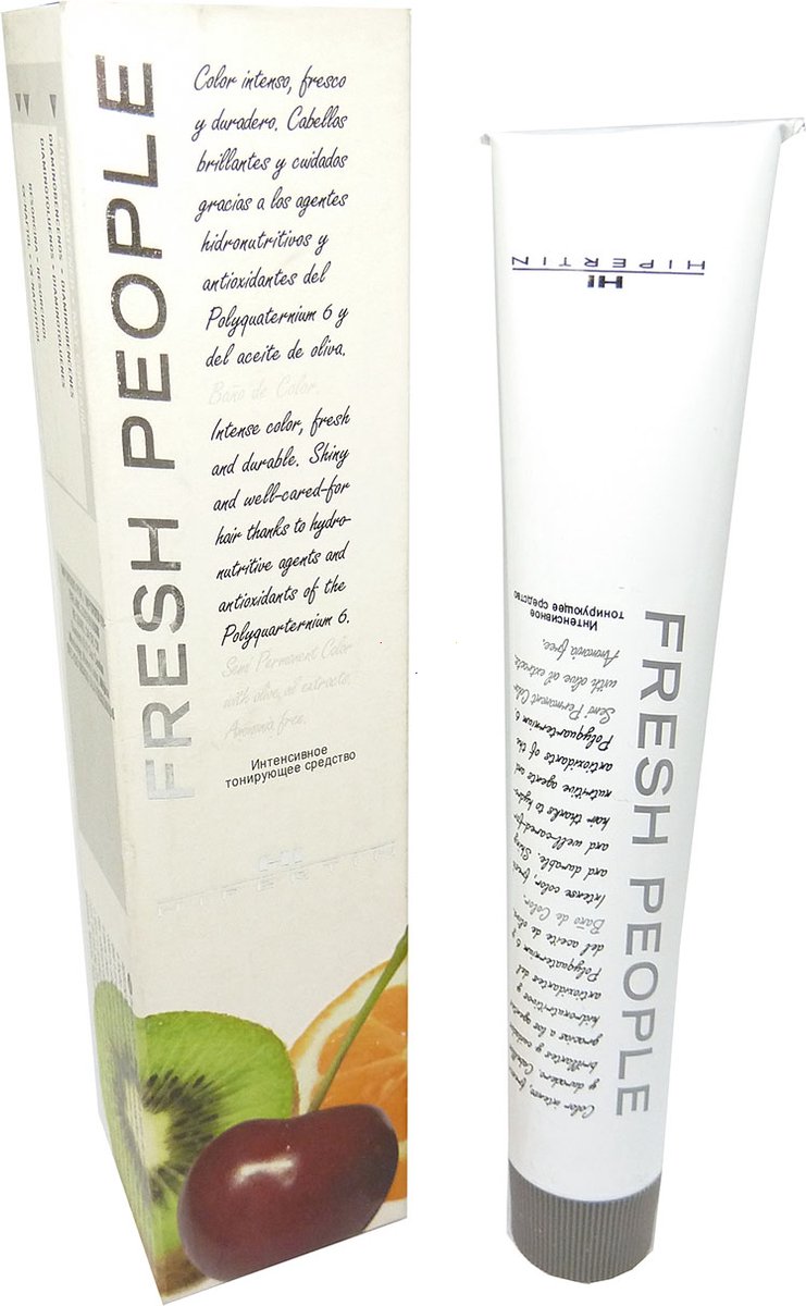 Hipertin Fresh People Haarkleuring Creme Permanent 60ml - 00/12 Ash Irised / Schillerndes Asch