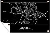 Tuindecoratie Stadskaart - Arnhem - Plattegrond - Kaart - 60x40 cm - Tuinposter - Tuindoek - Buitenposter