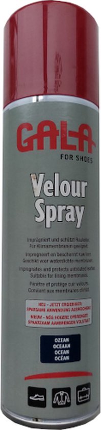 GALA Velour - Suède - Nubuck Spray - Donker Blauw