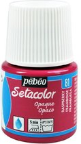 Pebeo setacolor opaque - 81 raspberry 45 ml