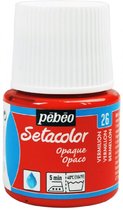 Pebeo setacolor opaque - 26 vermilion 45 ml
