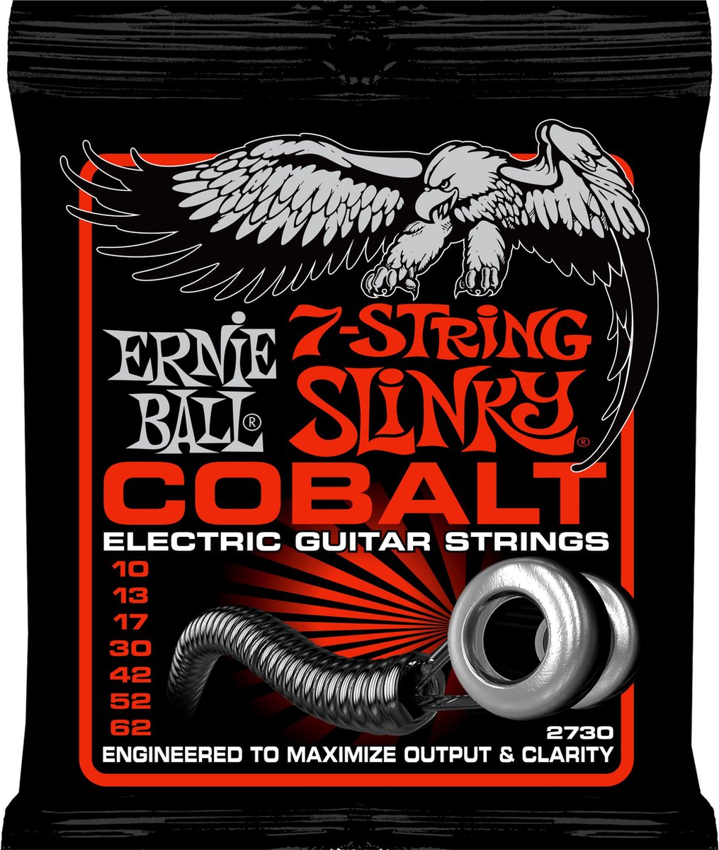 EB2730 10-62 Cobalt 7-string Skinny Top Heavy Bottom