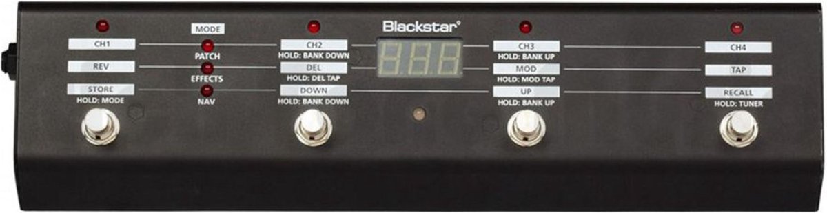 Blackstar FS 10 Footcontroller f ID: TVP voor ID: Series Amps - Voetschakelaar voor gitaarversterkers