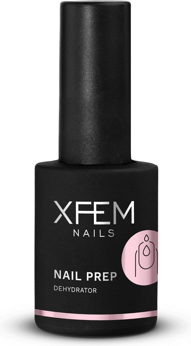 XFEM Nail Prep Dehydrator 15ml. - Transparant - Glanzend - Top en/of basecoat - Gel nagellak