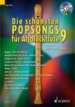 Schott Music de schönsten Popsongs 9 m. CD 1-2 Alt-Blockfluitn - Duetten en meerdere instrumenten