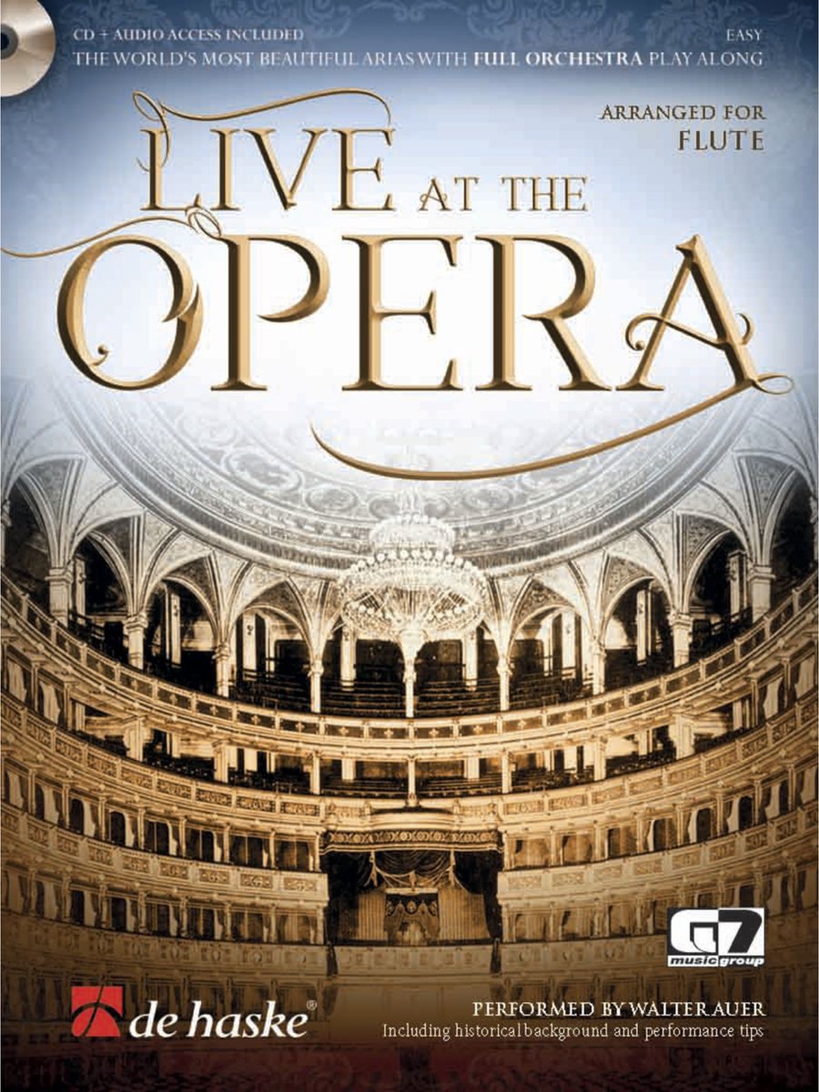 De Haske Live at the Opera - Flute - Play-Along / Multimedia / DVD / CD