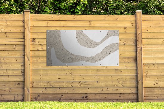 Affiche de clôture Abstrait - Glitter - Design - 200x100 cm - Toile de jardin
