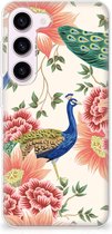 TPU Hoesje geschikt voor Samsung Galaxy S23 Pink Peacock