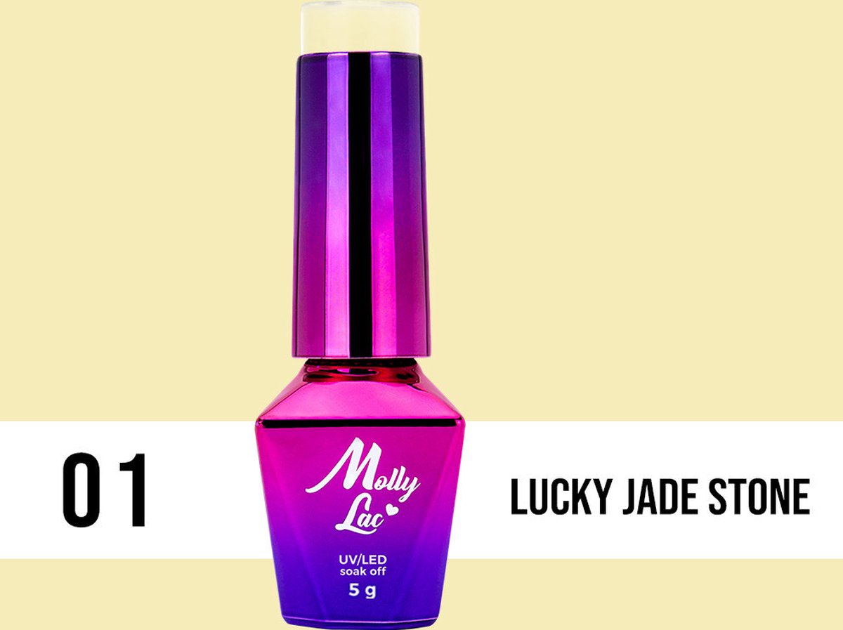 Molly Lac Glamour Women Lucky Jade Stone nr 001 5ml