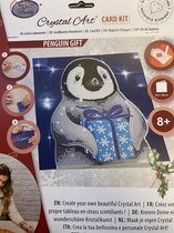 crystal art card kit - pinguin gift