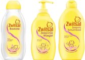 Ensemble de bain Zwitsal - Pompe à huile de bain / Mousse de bain / gel lavant