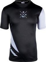 T-shirt Gorilla Wear Hornell - Unisexe - Zwart/ Grijs - S