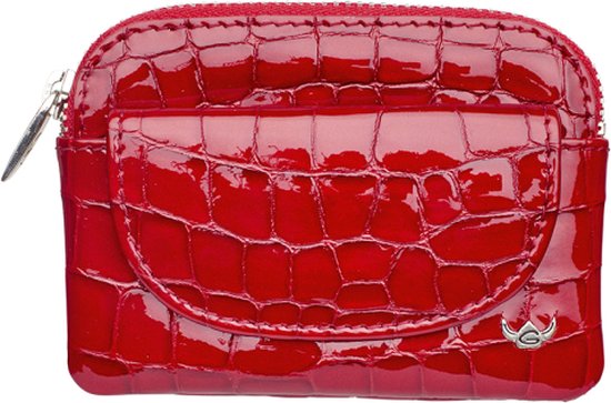 DJHUHN Sleuteltas dubbellaagse sleuteletui PU portemonnee 11,5 x 7,5 x 1,3 cm kaartenvak kleingeld sleutel met ritssluiting voor mannen vrouwen unisex zwart DJHUHN Sleuteltas dubbellaagse sleuteletui PU portemonnee 11,5 x 7,5 x 1,3 cm kaartenvak kleingeld sleutel met ritssluiting voor mannen vrouwen unisex zwart