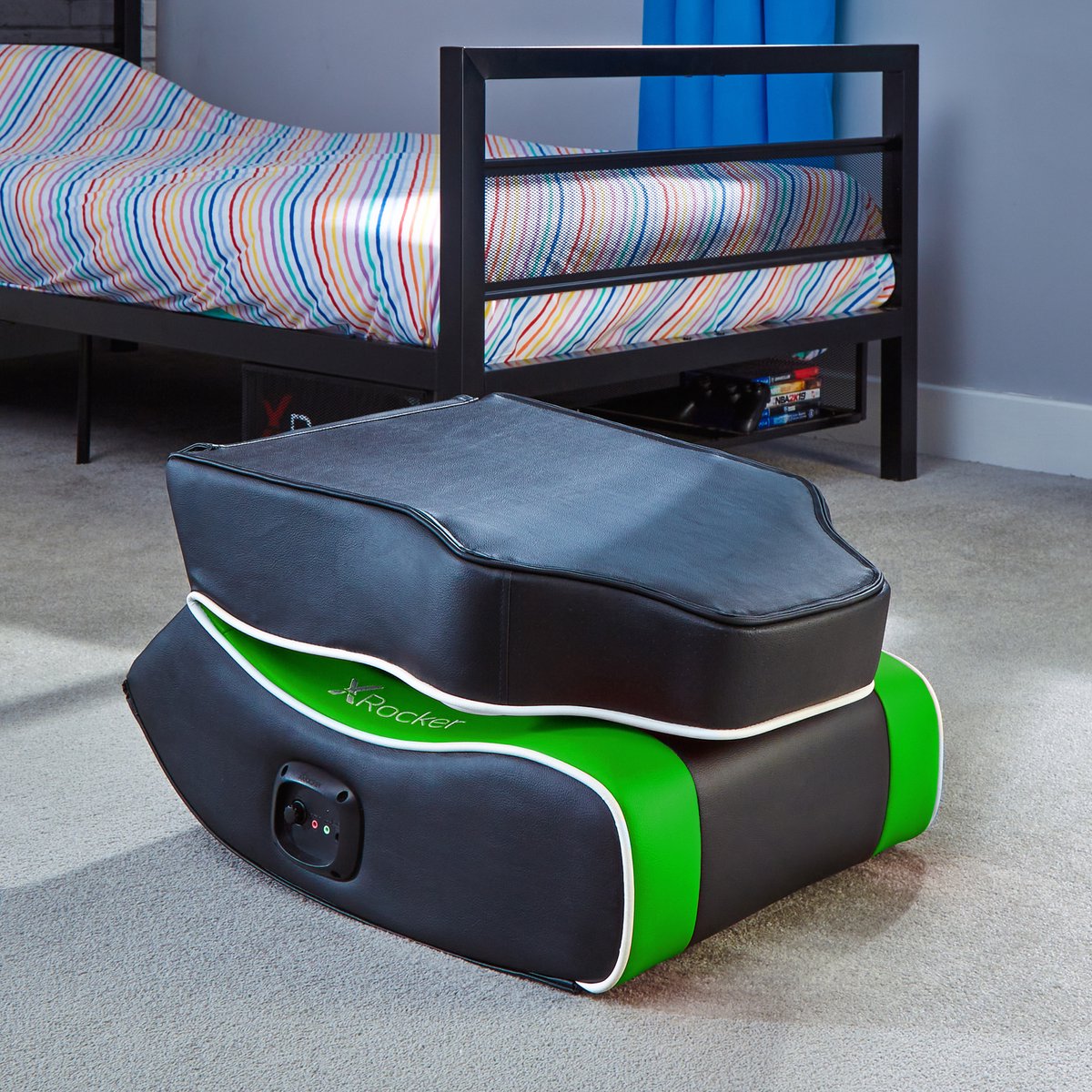 Gamestoel Shadow Inklapbaar Floor Rocker met 2.0 Audio - afbeelding 2