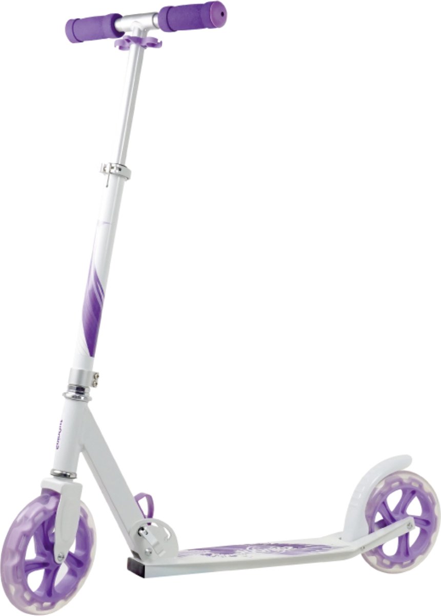 Stitch Step met 3 wielen, wit/blauw