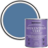 Rust-Oleum Blauw Keukentegelverf Hoogglans - Zijdeblauw 750ml