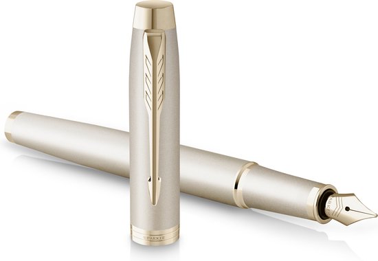 Parker IM Monochrome Champagne Vulpen | Voor Crea