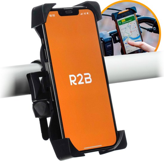R2B Porte-téléphone vélo avec rotation à 360 degrés - Modèle Gouda - Porte -téléphone