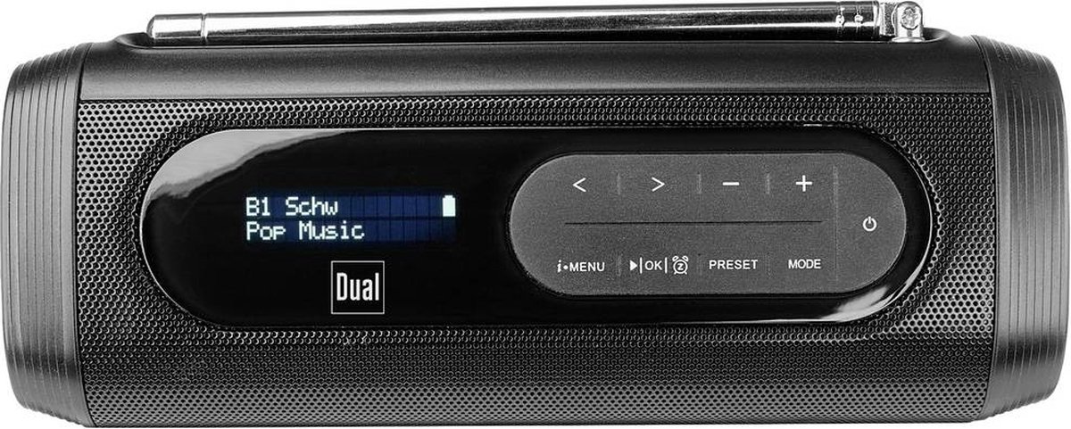Dual Radio MCR150 DAB+, VHF (FM) Bluetooth Rechargeable Zwart