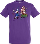 T-shirt Carnavalsoptocht | Carnaval | Carnavalskleding Dames Heren | Paars | maat XS