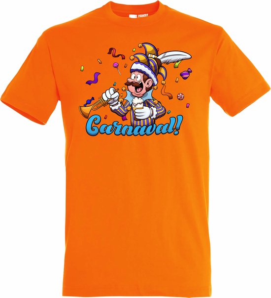 T-shirt Carnavalluh | Carnaval | Carnavalskleding Dames Heren | Oranje | maat XXL