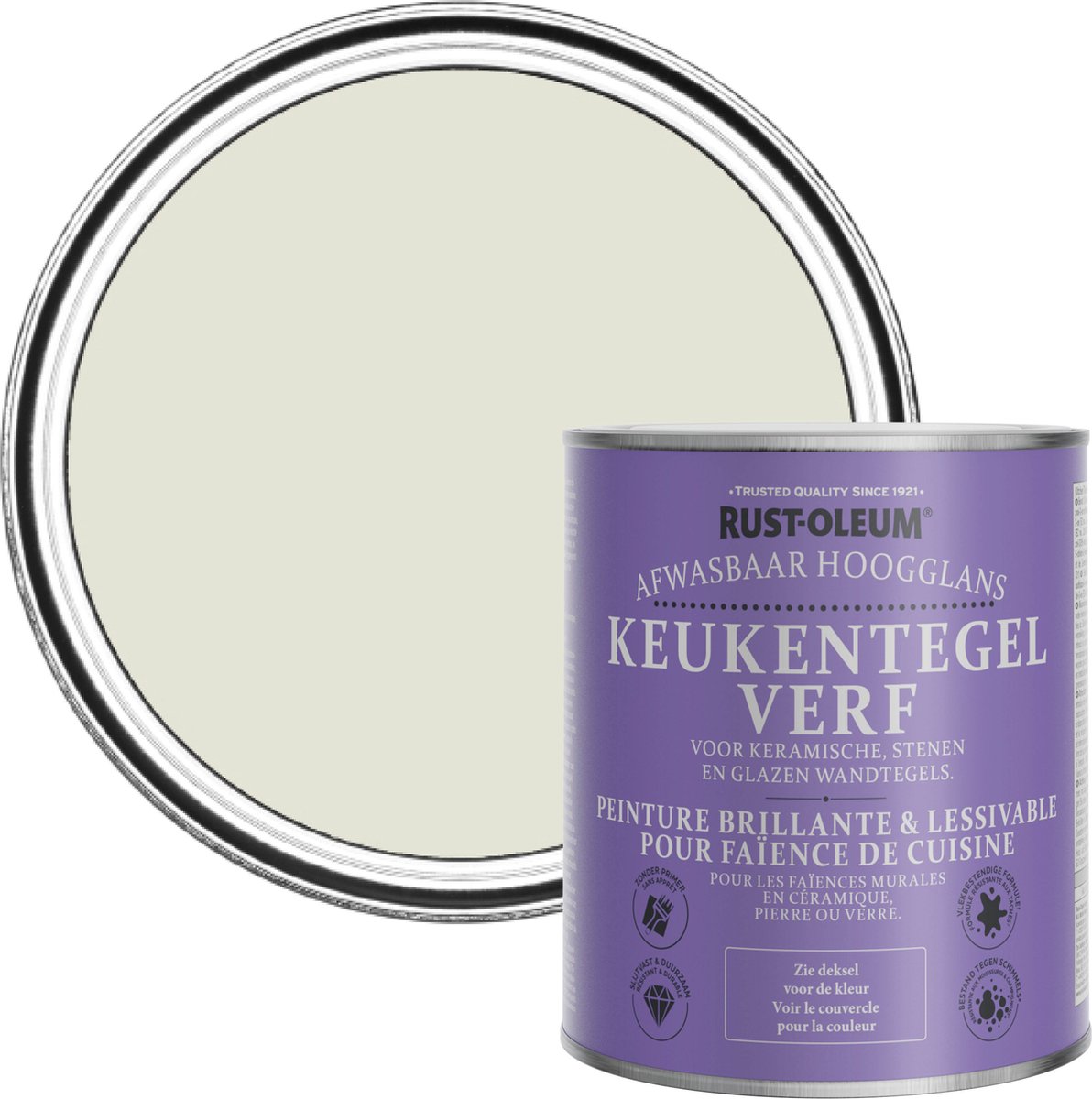 Rust-Oleum Beige Keukentegelverf Hoogglans - Portlandse Steen 750ml