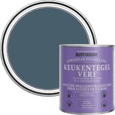 Rust-Oleum Bleu foncé Cuisine Carrelage Peinture Haute Brillance - Blueprint 750ml