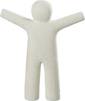 J-Line figuur P'tit Maurice Ruw Finish - polyresin - wit - small