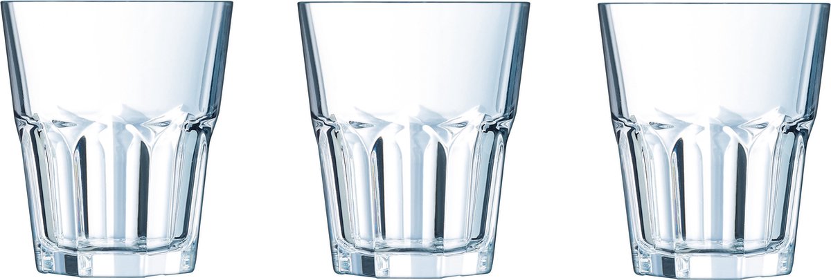 Arcoroc waterglazen/drinkglazen Granity - 6x Stuks - 200 ml - Tumblers - glas