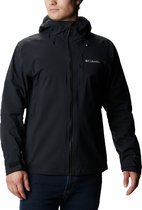 Columbia Omni-Tech Jas Heren met Capuchon - Jassen Heren Waterdicht & Winddicht - Outdoorjas Winter - Zwart - Maat XL