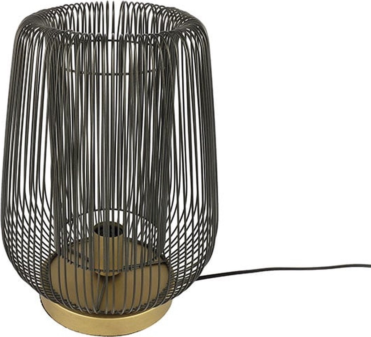 Countryfield tafellamp Perry L zwart-Metal-Luxury Label