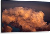 WallClassics - Toile - Nuages doux dans un ciel sombre - Photo sur toile 120 x 80 cm (Décoration murale )