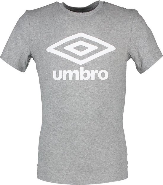 Umbro tee shirt grand logo gris blanc UMTM0138, taille M