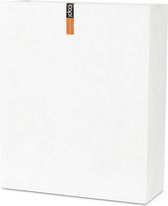 Capi Europe - Bloembak envelop Terrazzo - 88x36x99 - Wit - Bloempot voor buiten - WFL972