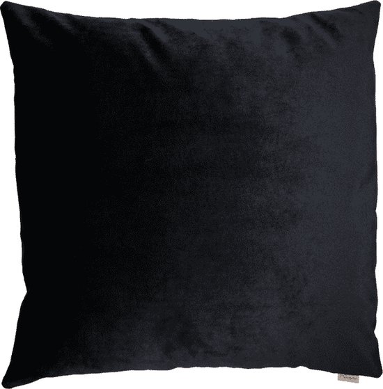 Pillooow - sierkussen Lodd - afm. 70x70cm - kleur zwart - fluweel