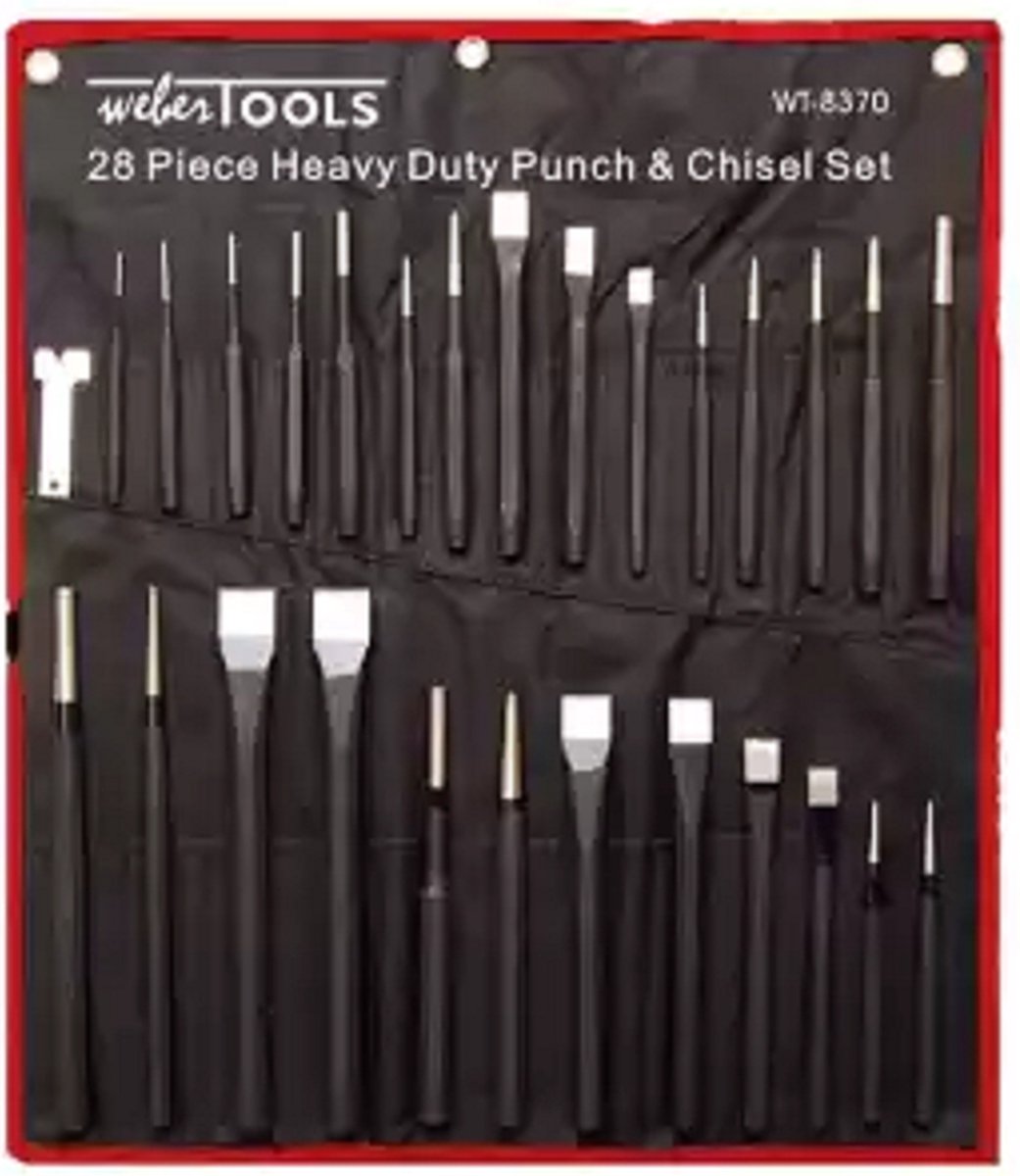 Weber Tools 28 delige beitelset