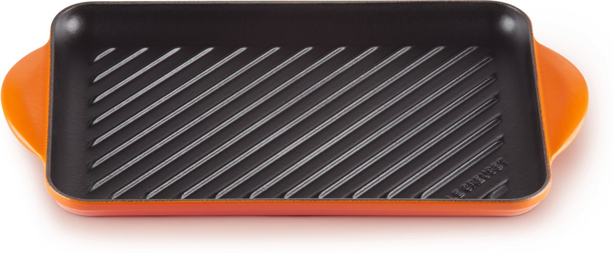 Le Creuset Grillplaat Tradition Oranjerood 39 x 22 cm