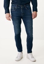 LOGAN Mid Waist/ Slim Leg Jeans Mannen - Donker Vintag - Maat 30